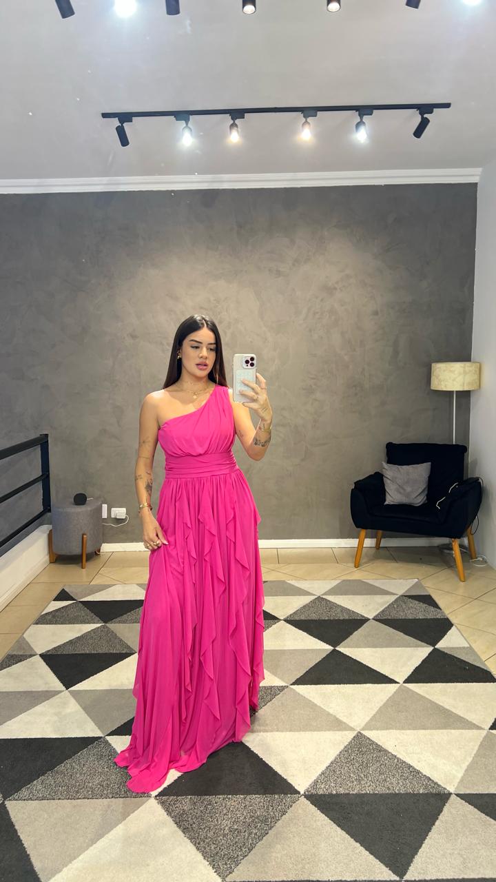 Vestido Festa Ombro Só