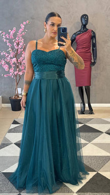 Vestido Festa Com Brilho