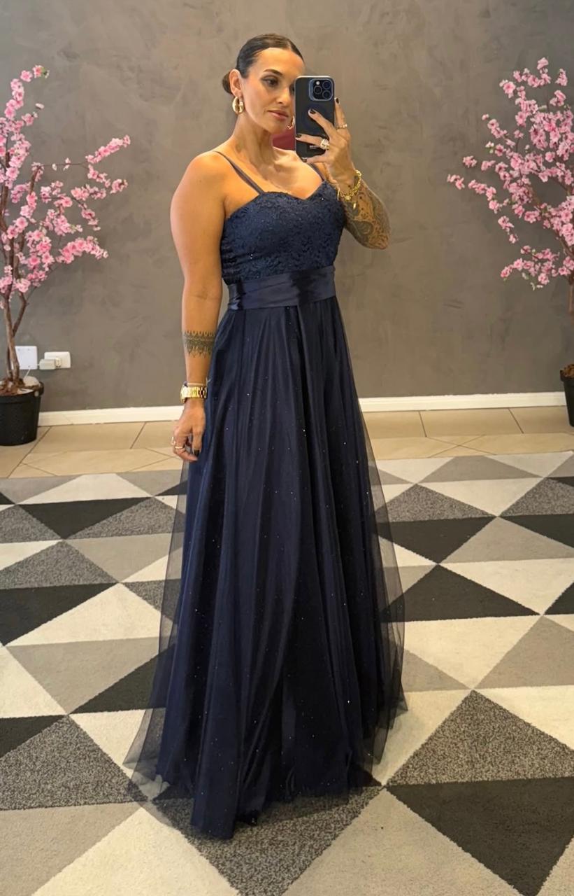 Vestido Festa Com Brilho