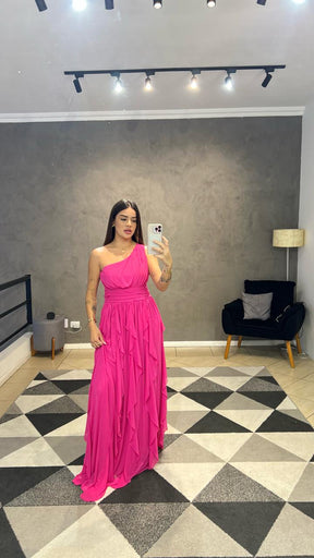 Vestido Festa Ombro Só
