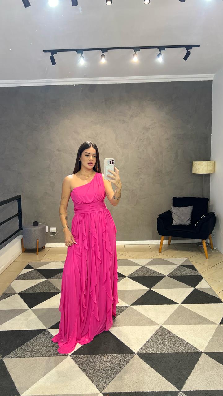 Vestido Festa Ombro Só