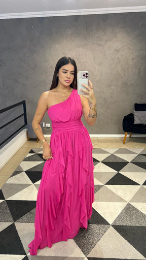 Vestido Festa Ombro Só