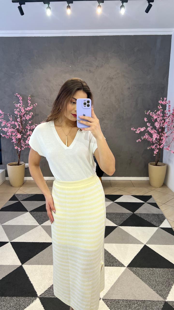 Saia Tricô de Verão